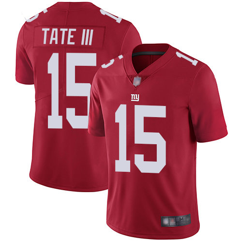 Giants #15 Golden Tate III Red Alternate Men’s Stitched Football Vapor Untouchable Limited Jersey