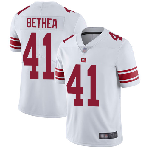 Giants #41 Antoine Bethea White Men’s Stitched Football Vapor Untouchable Limited Jersey
