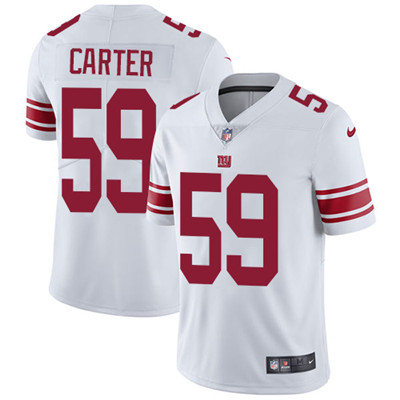 Nike New York Giants #59 Lorenzo Carter White Men’s Stitched NFL Vapor Untouchable Limited Jersey
