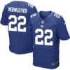 Men’s New York Giants #22 Brandon Meriweather Royal Blue Team Color NFL Nike Elite Jersey