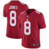 Giants #8 Daniel Jones Red Men’s Stitched Football Limited Inverted Legend Jersey
