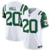 New York Jets #20 Breece Hall Classic Alternate Vapor FUSE Limited Jersey – White 1