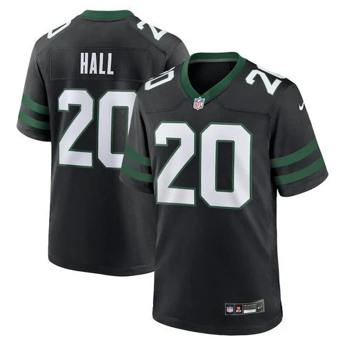 New York Jets #20 Breece Hall Alternate Game Men Jersey – Legacy Black 3