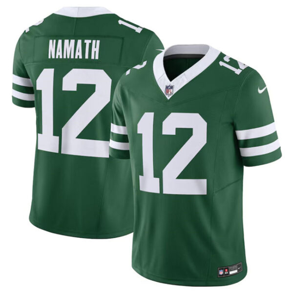 New York Jets #12 Joe Namath Green 2024 FUSE Vapor Limited Stitched Jersey