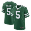 New York Jets #5 Garrett Wilson Game Men Jersey – Legacy Green 2