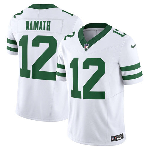 New York Jets #12 Joe Namath White 2024 FUSE Vapor Jersey