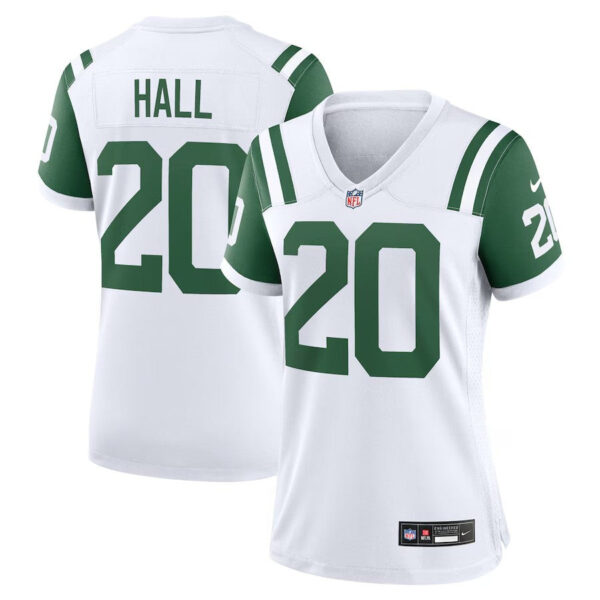 New York Jets #20 Breece Hall Classic Alternate Game Jersey – White