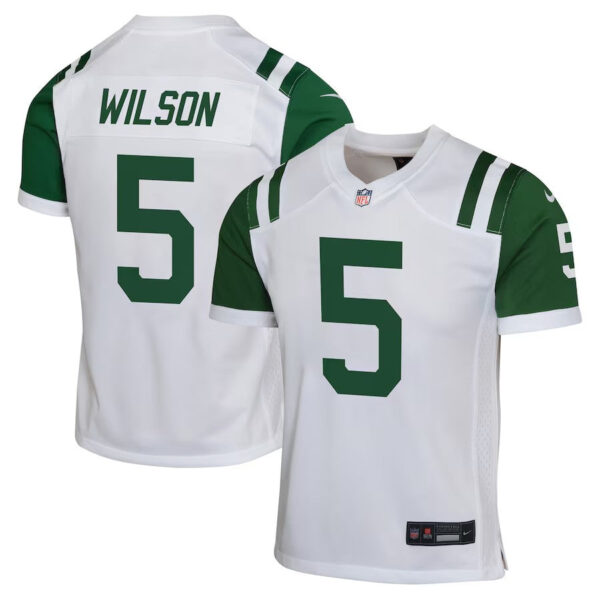 New York Jets #5 Garrett Wilson Classic Alternate Game Jersey – White 2