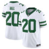 New York Jets #20 Breece Hall White 2024 FUSE Vapor Limited Stitched Jersey