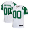 New York Jets Classic Alternate Custom Replica Jersey – White