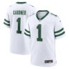 New York Jets #1 Ahmad Sauce Gardner Game Men Jersey – Legacy White 3
