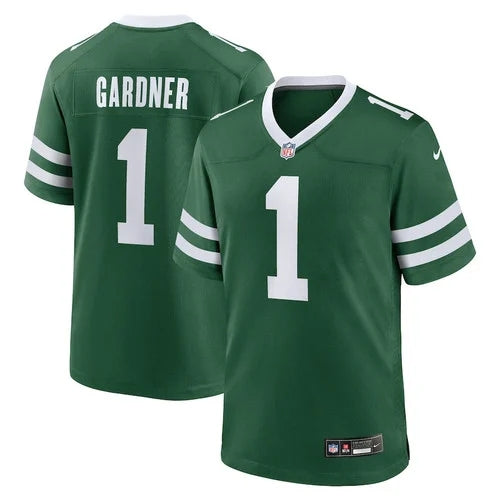 New York Jets #1 Ahmad Sauce Game Men Jersey – Legacy Green 3