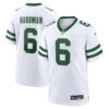 New York Jets #6 Mecole Hardman Game Jersey – Men, Legacy White 6