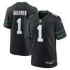 New York Jets #1 Ahmad Sauce Gardner Alternate Game Men Jersey – Legacy Black 1