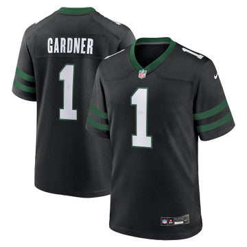 New York Jets #1 Ahmad Sauce Gardner Alternate Game Men Jersey – Legacy Black 1