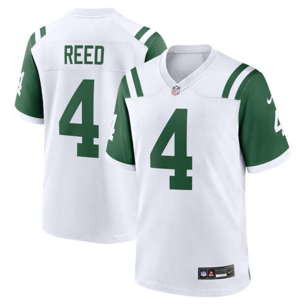 New York Jets #4 DJ Reed Classic Alternate Game Jersey – White