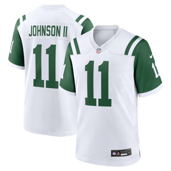 New York Jets #11 Jermaine Johnson II Classic Alternate Game Jersey – White