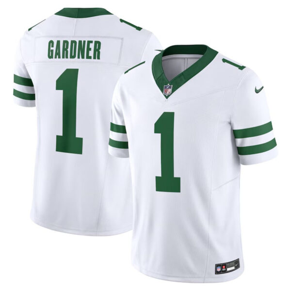 New York Jets #1 Ahmad Sauce Gardner Vapor FUSE Limited Jersey