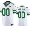 New York Jets Active Player Custom White 2023 FUSE Throwback With John Jersey