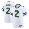 New York Jets #2 Zach Wilson Game Jersey – Men, Legacy White 7
