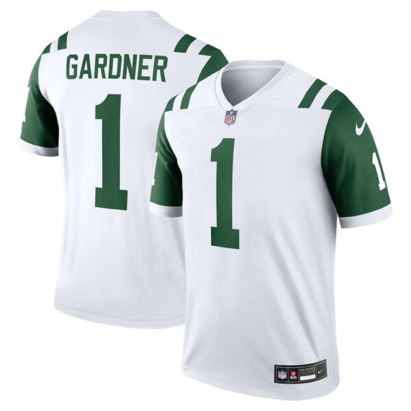 New York Jets #1 Ahmad Sauce Gardner Classic Alternate Legend Jersey – White
