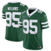New York Jets #95 Quinnen Williams Green 2024 FUSE With 2 Star C Patch Jersey