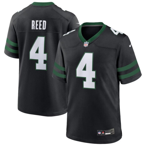 New York Jets #4 DJ Reed Alternate Game Jersey Legacy Black