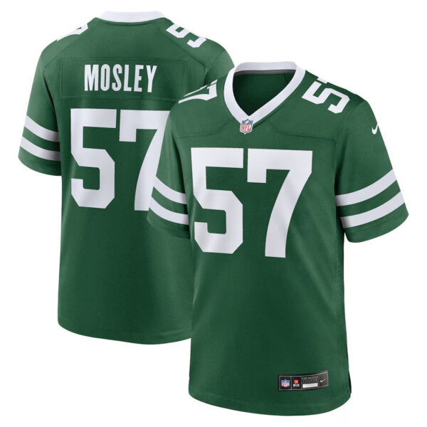 New York Jets #57 CJ Mosley Team Game Jersey Legacy Green