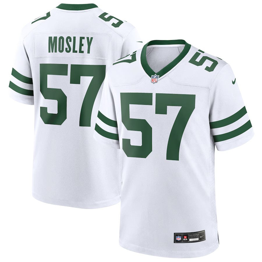 New York Jets #57 CJ Mosley Game Jersey Legacy White