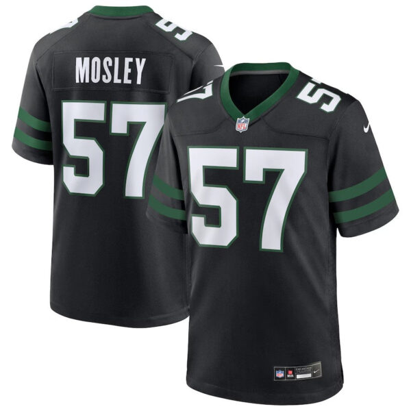 New York Jets #57 CJ Mosley Alternate Game Jersey Legacy Black