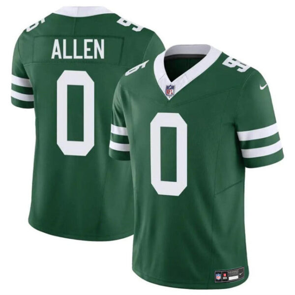 New York Jets #0 Braelon Allen Green 2024 FUSE Vapor Limited Stitched Jersey