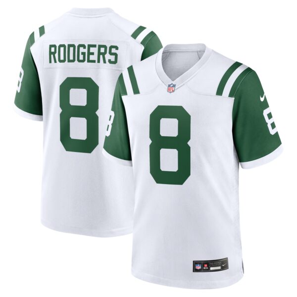 Aaron Rodgers New York Jets Nike Classic Alternate Game Jersey White