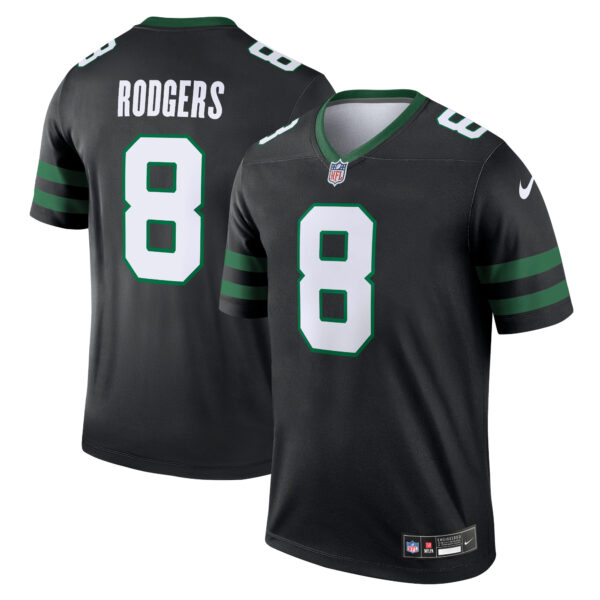 Aaron Rodgers New York Jets Nike Alternate Legend Player Performance Top Black