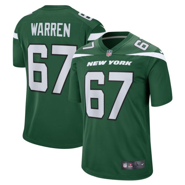 Carter Warren New York Jets Nike Game Jersey Gotham Green