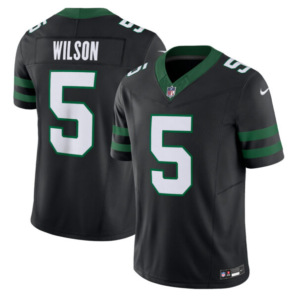 Garrett Wilson New York Jets Nike Alternate Vapor FUSE Limited Jersey Legacy Black