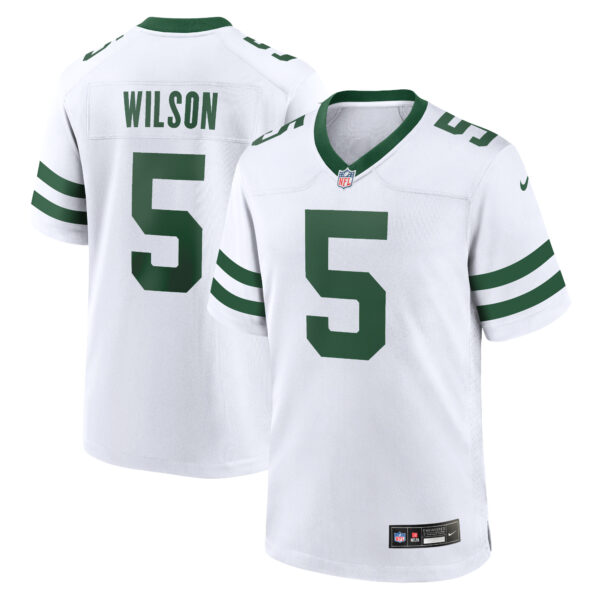 Garrett Wilson New York Jets Nike Game Jersey Legacy White