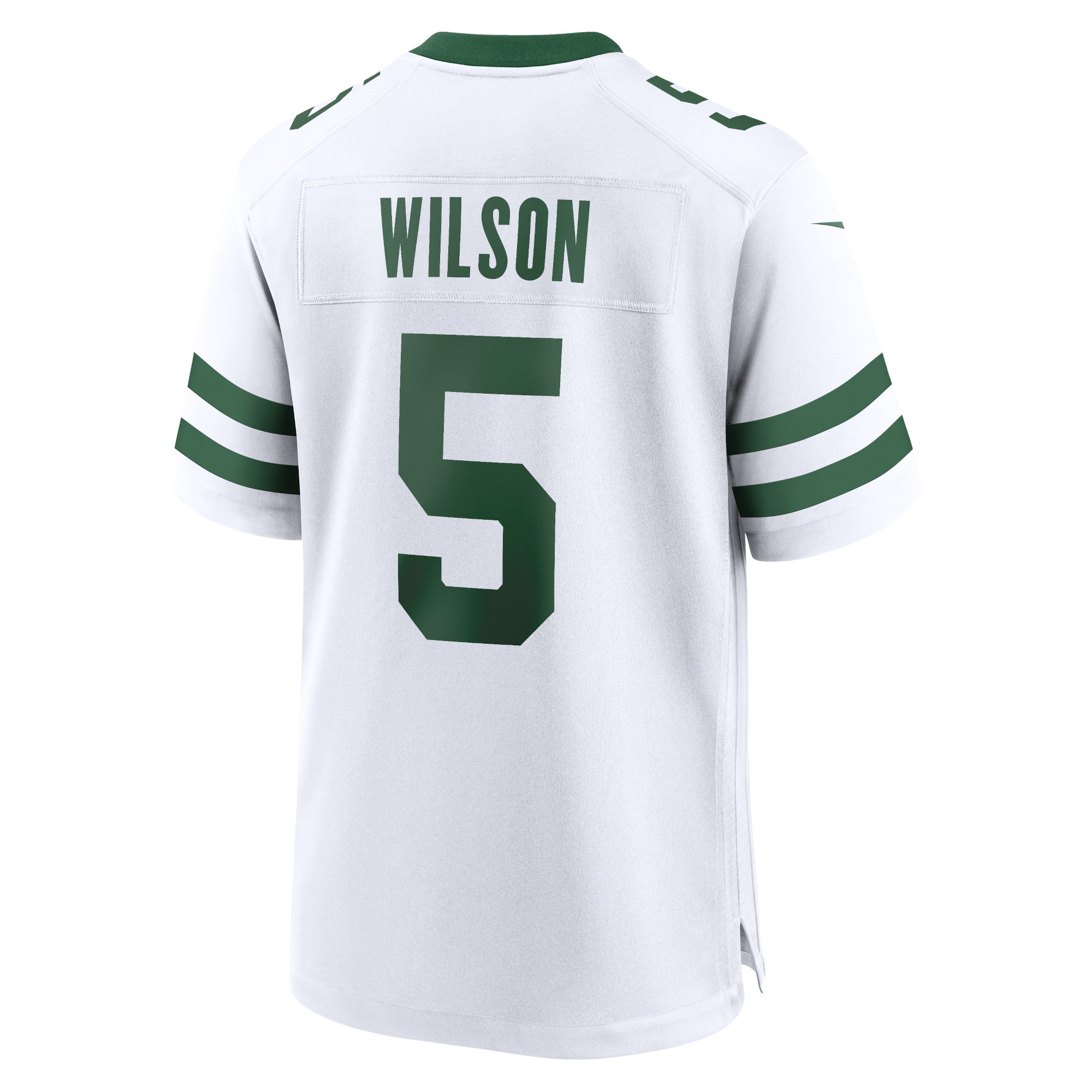 Garrett Wilson New York Jets Nike Game Jersey Legacy White - Image 3