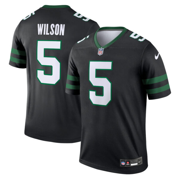Garrett Wilson New York Jets Nike Alternate Legend Player Performance Top Black