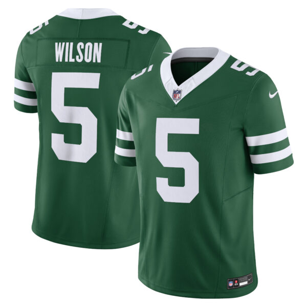 Garrett Wilson New York Jets Nike Vapor FUSE Limited Jersey Legacy Green