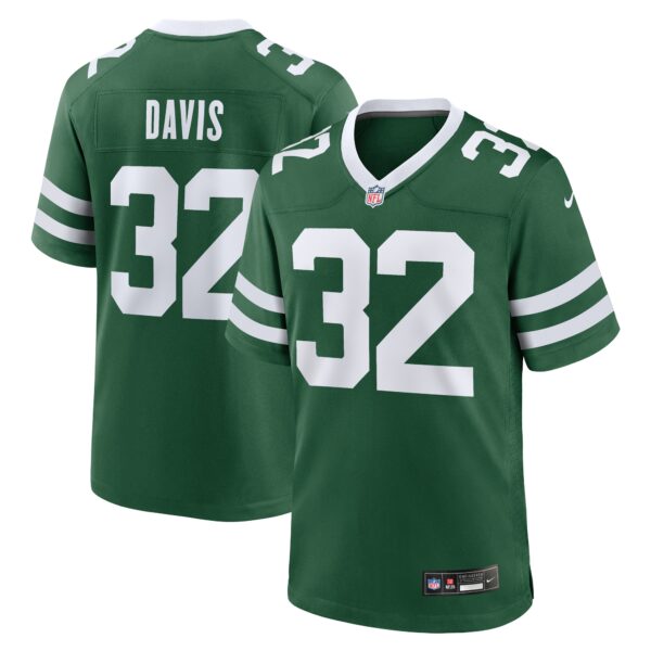Isaiah Davis New York Jets Nike Team Game Jersey Legacy Green