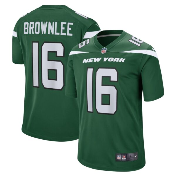 Jason Brownlee New York Jets Nike Game Jersey Gotham Green