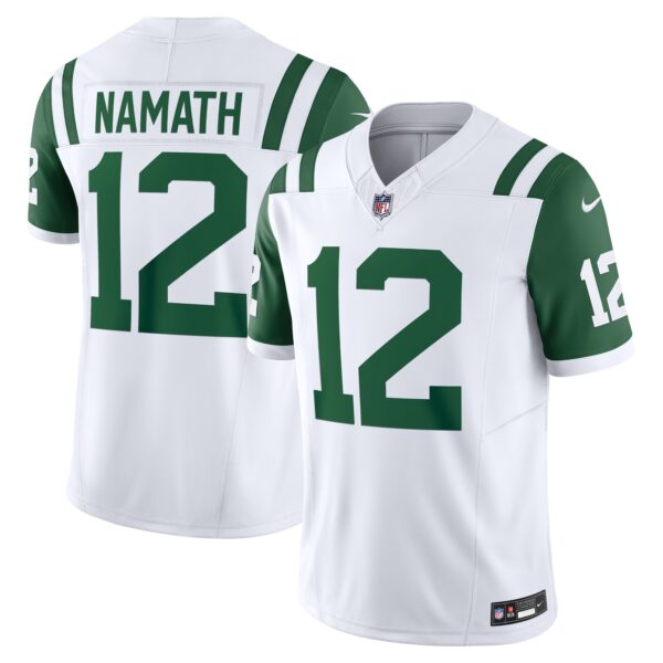 Joe Namath New York Jets Nike Classic Alternate Vapor FUSE Retired Player Limited Jersey White