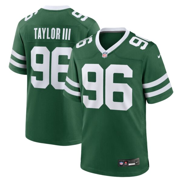 Leonard Taylor III New York Jets Nike Team Game Jersey Legacy Green