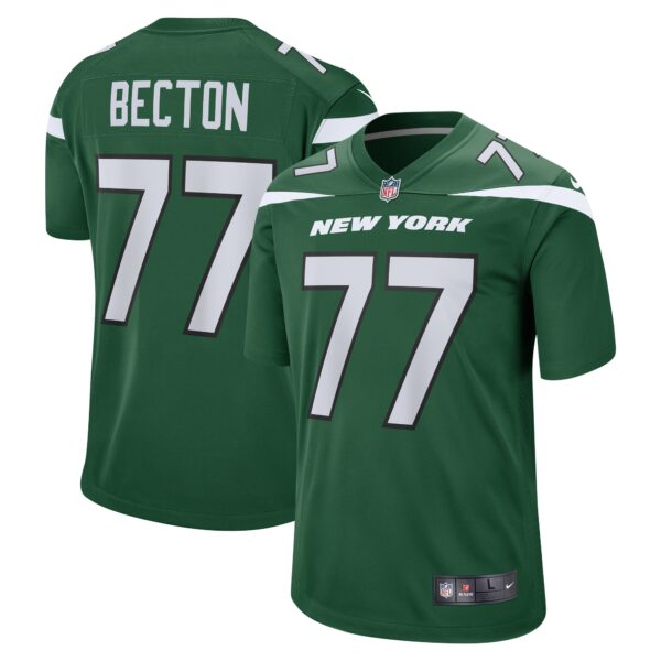 Mekhi Becton New York Jets Nike Player Game Jersey Gotham Green