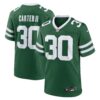 Michael Carter II New York Jets Nike Team Game Jersey Legacy Green