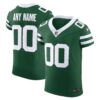 New York Jets Nike Vapor FUSE Elite Custom Jersey Legacy Green