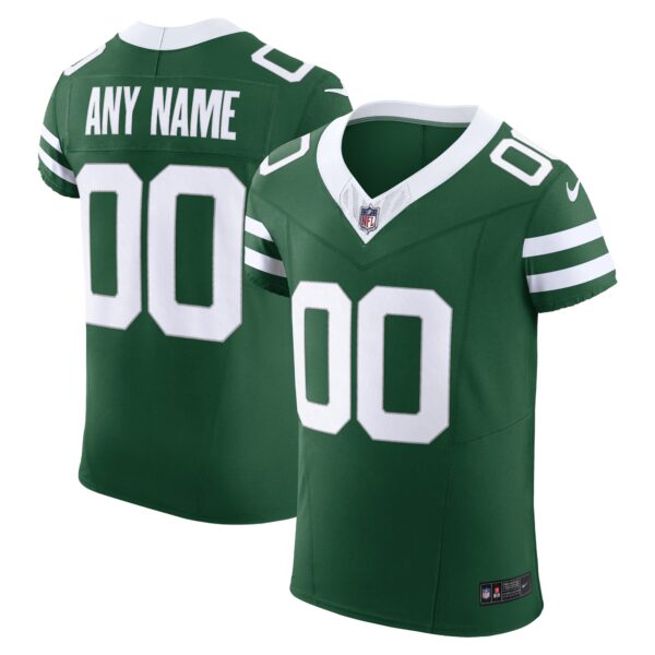 New York Jets Nike Vapor FUSE Elite Custom Jersey Legacy Green