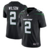 Zach Wilson New York Jets Nike Vapor Limited Jersey Stealth Black