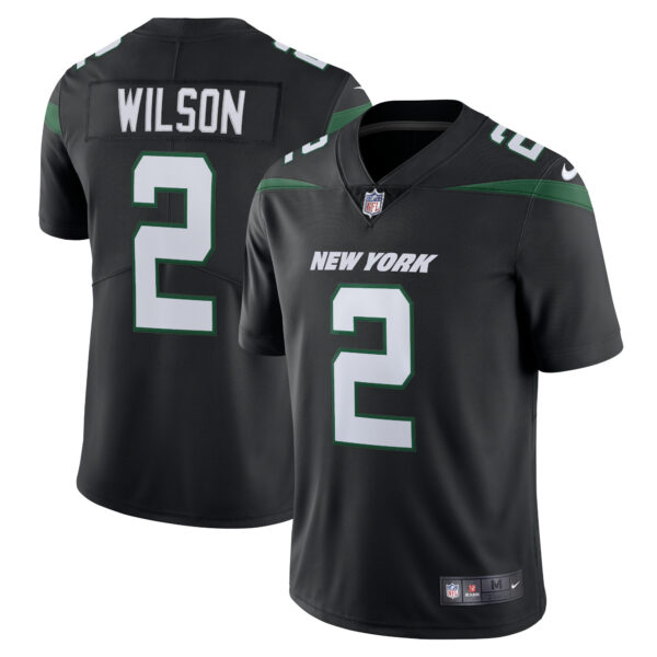Zach Wilson New York Jets Nike Vapor Limited Jersey Stealth Black