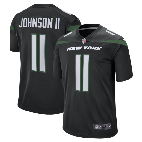 Jermaine Johnson II New York Jets Nike Alternate Game Jersey Stealth Black